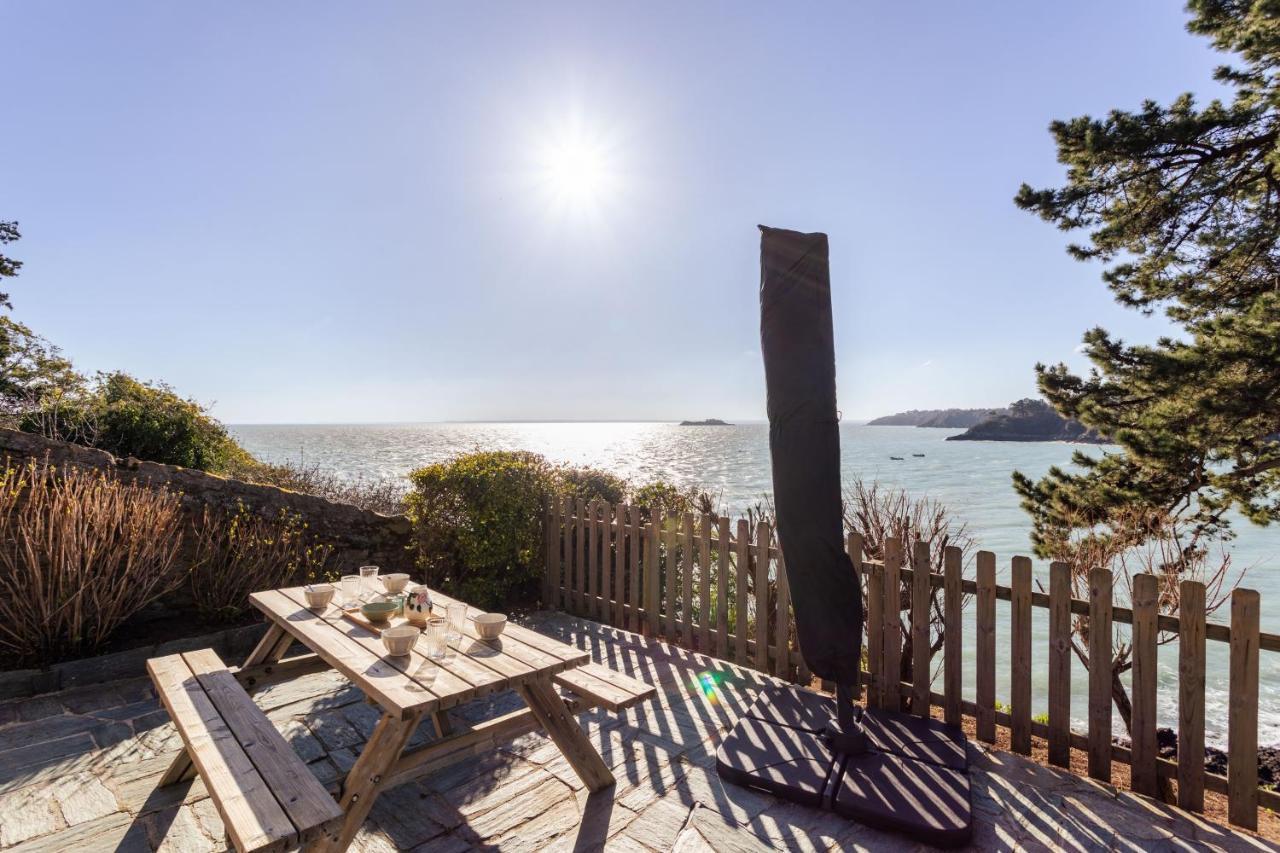 Jardin Sur L'Eau - Appt Vue Mer Cancale Ngoại thất bức ảnh